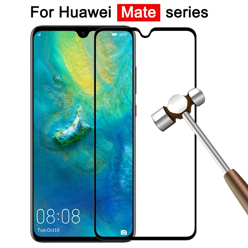 Чехол из закаленного стекла для Huawei Mate 20 10 Lite Pro Защитное стекло экрана защитное
