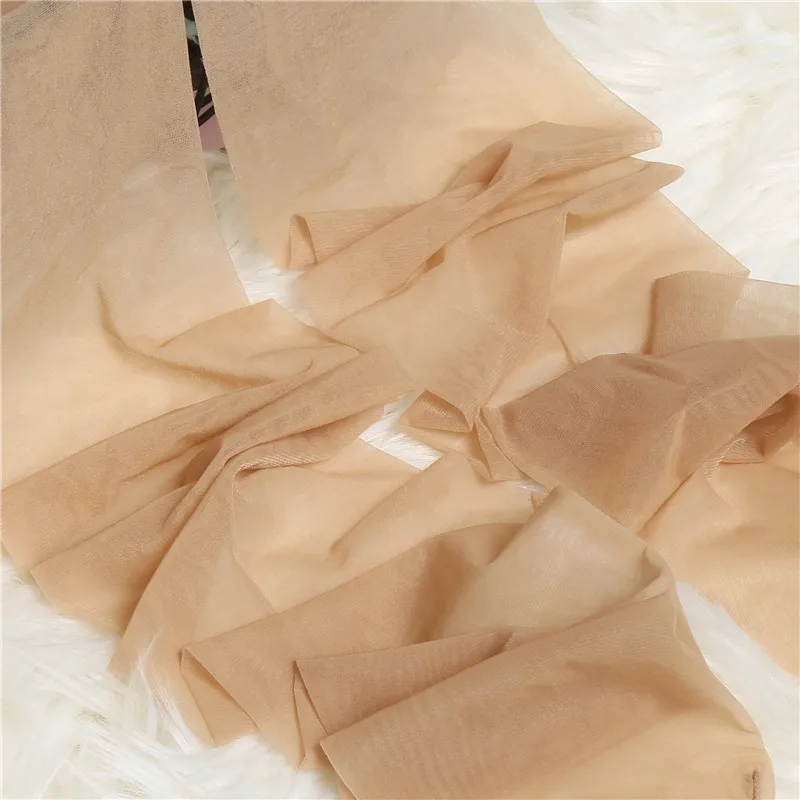 

Wear 10D meat-colored stockings in summer ultra-thin pantyhose women's anti-hook silk core-wrapped sexy invisible t-crotch