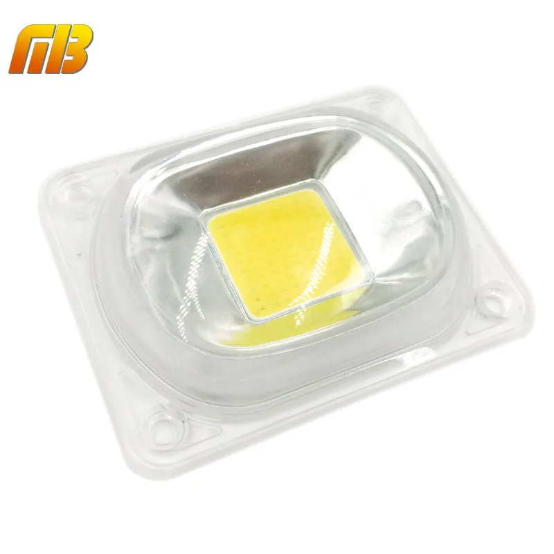 1 комплект светодиодный COB чип с отражателем объектива 20 Вт 30 50 110 в 230 В Smart IC DIY для