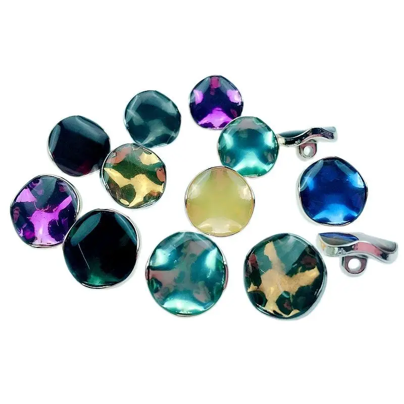 

HL 20PCS 17mm New Mix Colors Resin Overcoat Sweater Buttons Shank DIY Apparel Sewing Accessories
