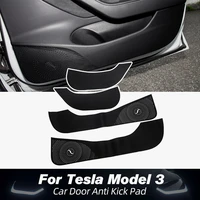 vxvb new for tesla 2021 model 3 car accessories door anti kick pad protection side edge protector stickers model3 accessory