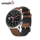 Смарт-часы Amazfit GTR, водонепроницаемые, 5 АТМ, 47 мм, батарея 24 дня, управление музыкой, глобальная версия