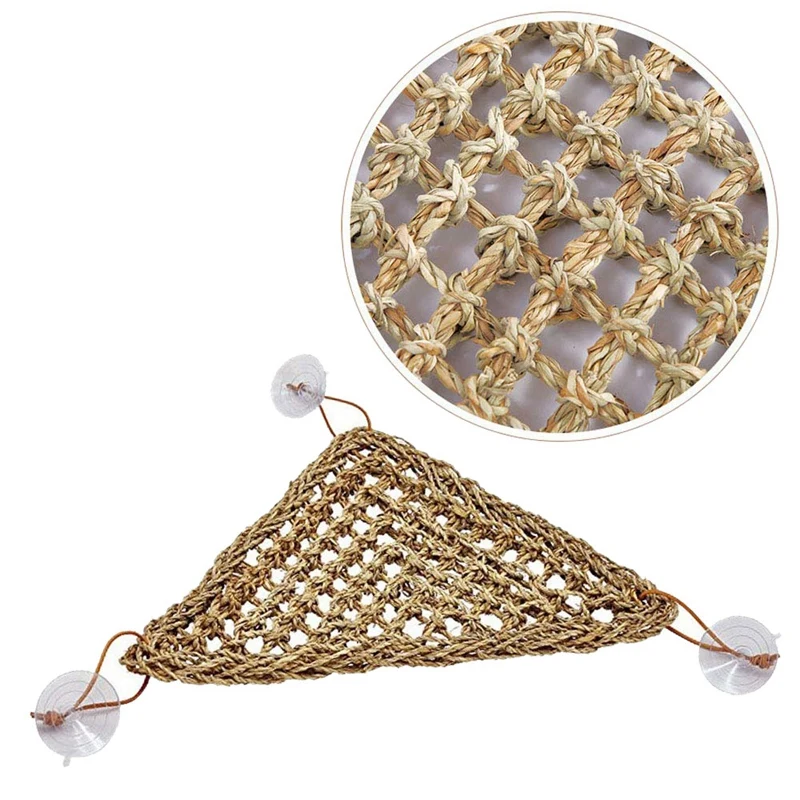 Бородатый дракон гамак ящерица лежак 100% натуральные волокна водорослей для