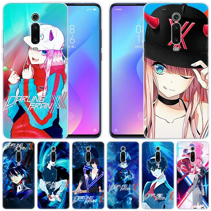 Мягкий чехол с аниме любимый в FranXX Zero Two для Xiaomi Pocophone F1 Mi 9T Pro CC9 CC9E 9 9SE 8 A3 A2 Lite A1 5X 6X