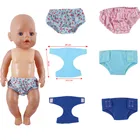 Кукла Повседневная, квадратные Прошитые трусики, модная повседневная, подходит для американской куклы 18 дюймов и куклы 43 см, игрушки для детей нашего поколения, подарок сделай сам