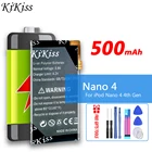 Литий-ионный полимерный аккумулятор KiKiss высокой емкости 500 мАч, замена для iPod Nano 4 4-го поколения, аккумулятор Nano4 с инструментами