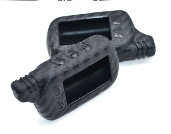 Карбоновая силиконовый чехол для ключей от машины двухсторонней автомобильной