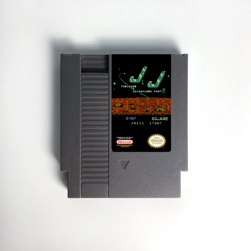

JJ Tobidase Daisakusen Part 2 - Game Cartridge For NES Console 72 Pins