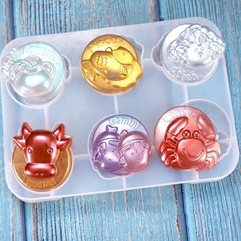 

Multi Constellation Design Silicone Mold for Jewelry Making Crafts Pendant DIY Resin Casting Epoxy Molds T4MD
