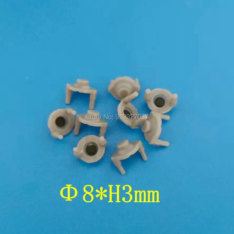 100pcs/Lot Φ8*H3mm silicone conductive single keypads rubber buttons | Other Accessories