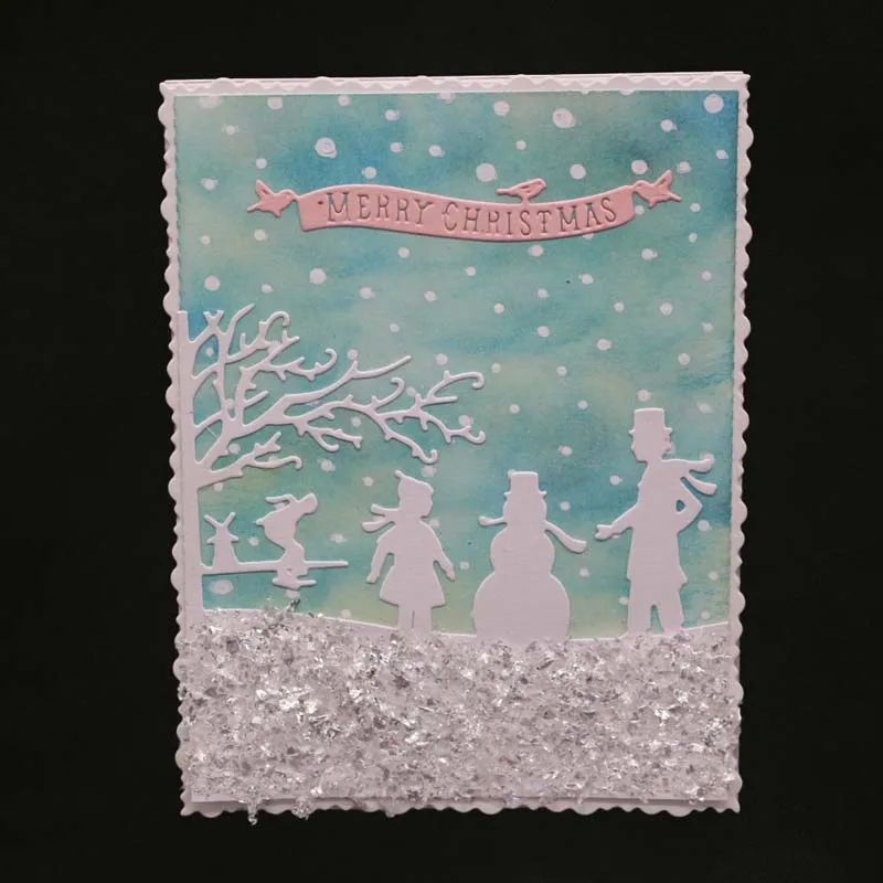 Режущие штампы прямоугольные волнистые металлические для скрапбукинга Новые