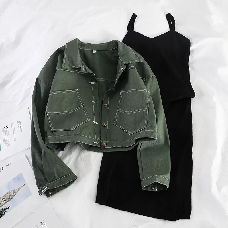 2019 Новое модное женское простое корейское однотонное облегающее трикотажное