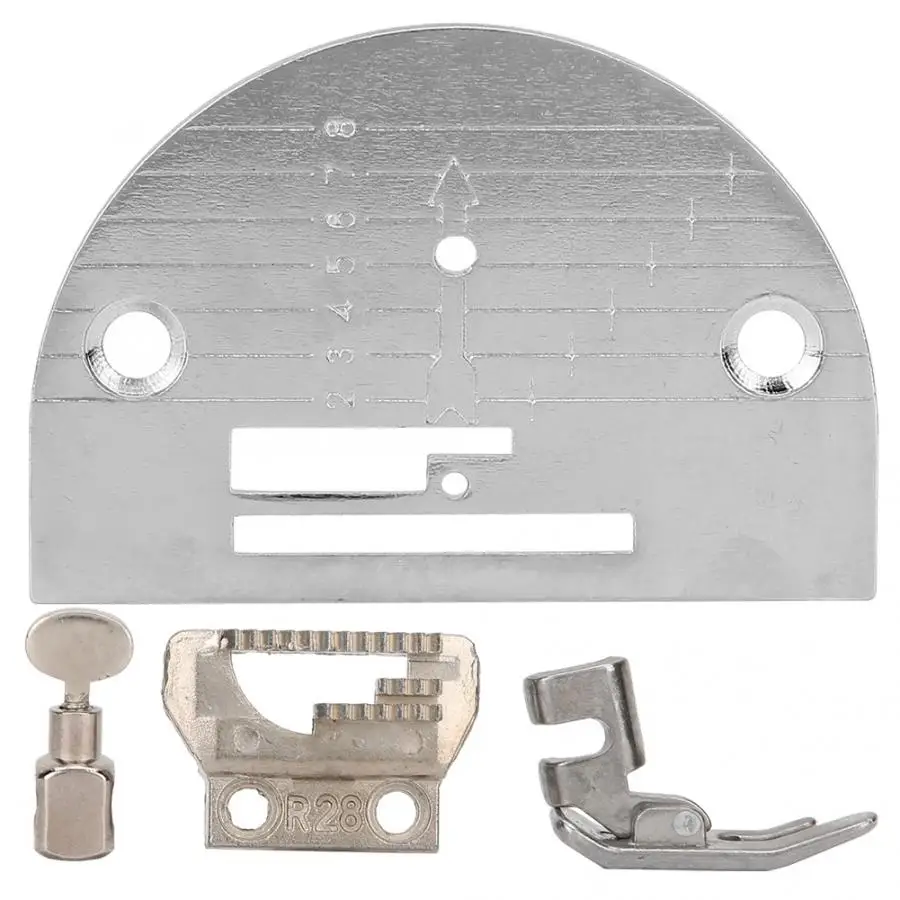 Металлическая игольчатая пластина зажим пиления зуб лапка прижимной комплект