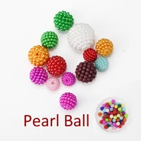 multiple multi size bayberry balls imitation pearl beads round beads abs charm beads suitable for jewelry making toys diy