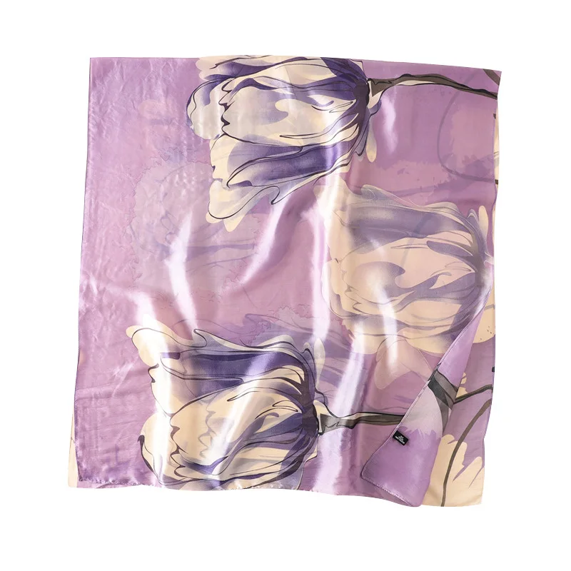 

2020 Luxury Brand Spring Autumn New Style Fashion Scarf Women Real Silk Printed Warm Shawl Soft scarves poncho infinity