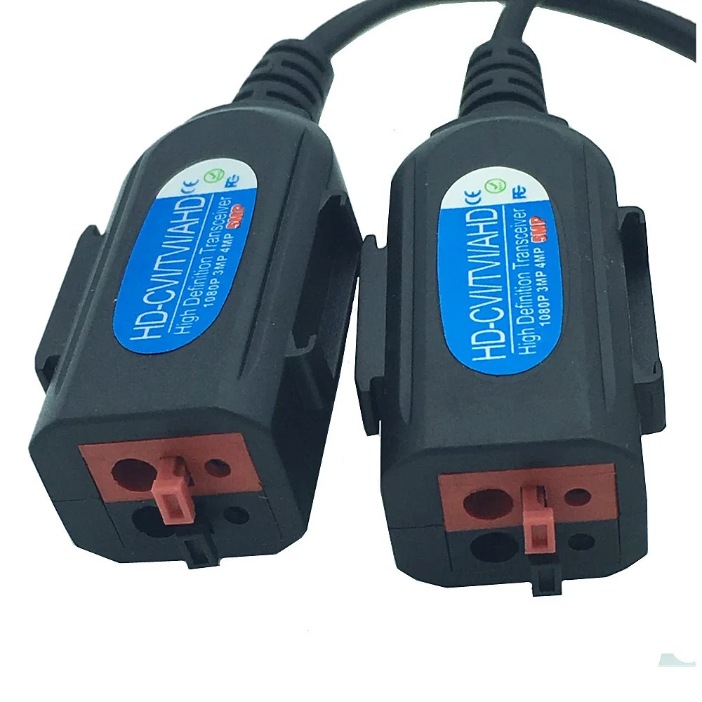 Пассивный видеопередатчик Balun 5MP CCTV через витые пары для 1080P TVI/CVI/TVI/AHD/960H DVR камера