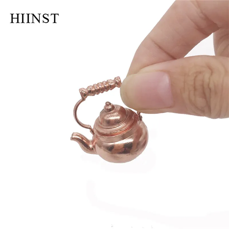 Игрушки HIINST для детей Ретро чайник из сплава модель домика с имитацией куклы