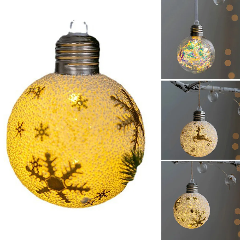

LED ChristmasLight Room Decor Christmas Hanging Lights Holiday Lamp Merry Christmas LED Lamps For Home Xmas Navidad Tree Decor