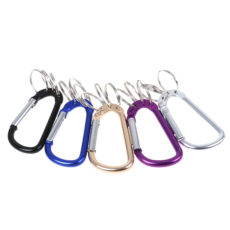 Карабин для скалолазания 8 см замок типа D зыбучий Пряжка висячая алюминиевая