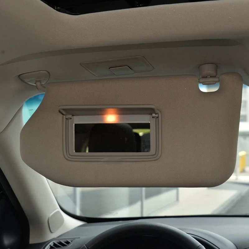 

2Pcs Car Left & Right Sun Visor with Lamp DN for Nissan Pathfinder 2013-18 Infiniti QX60 14-17 96401-9PB0A 96400-9PB0A