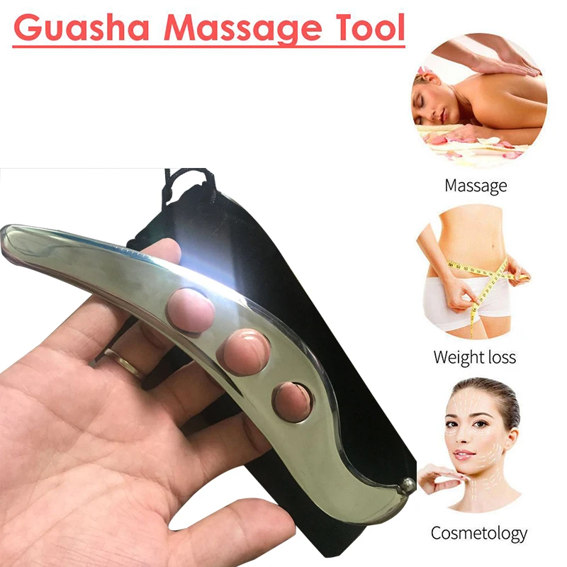 Массажер из нержавеющей стали 304 Gua Sha Guasha инструмент для физической терапии