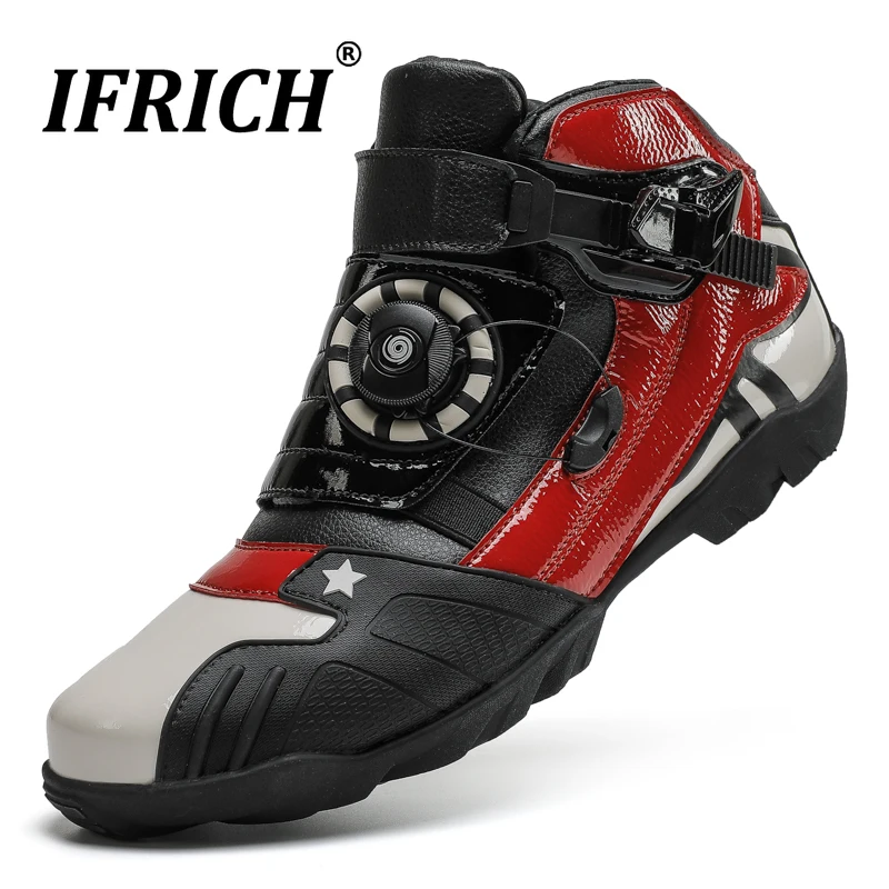 Велосипедные ботинки из натуральной кожи для мужчин и женщин высокие спортивные