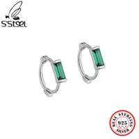 ssteel zircon hoop earrings sterling silver 925 gift for women earings party 2021 trend new earring accessories for jewelry