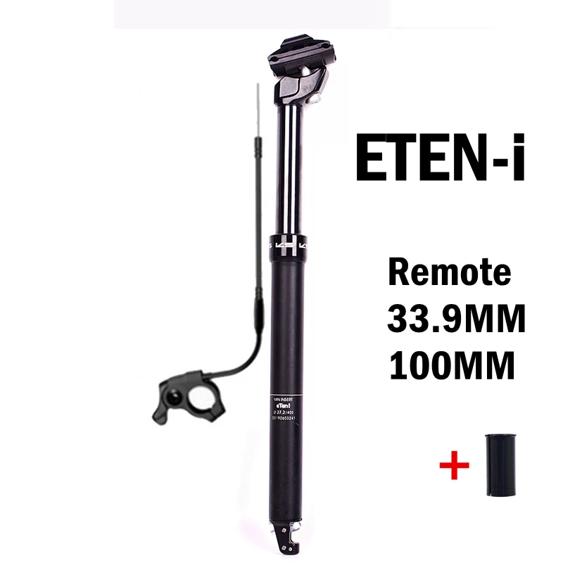 Eten-i 33.9mm 100mm MTB флакон-капельница подседельная сумка Дистанционное Горные велосипед Регулируемый подседельный штырь 27,2/30,9/31,6 мм X 100 мм Дорожный велосипед трубки EXA Eten-R ETEN-я - Цвет: Eten-i 33.9mm 100mm