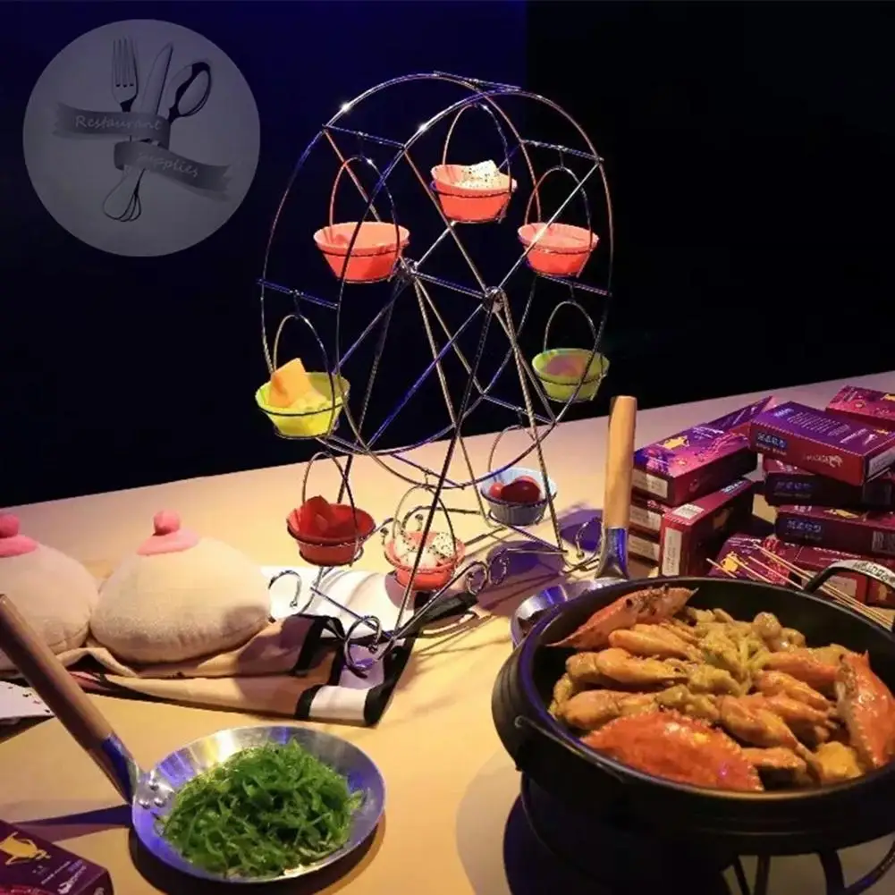 Стенд для торта 360 градусов вращающееся колесо обозрения Дисплей украшение