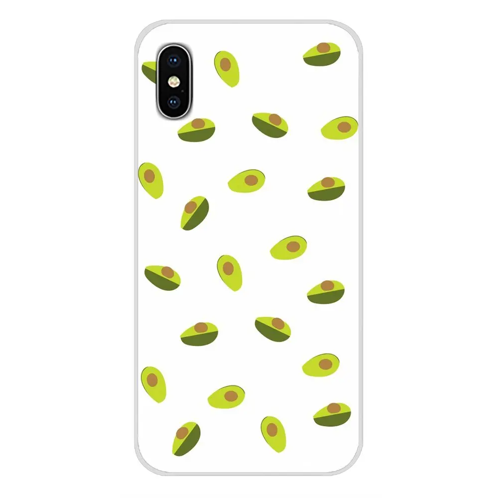 Avocado Pattern Cute Silicone Phone Cases Covers For BQ Aquaris S 5059 5035 6040L C V Plus X X2 Pro U U2 Lite M 2017 E 4.5 E5 X5 | Мобильные