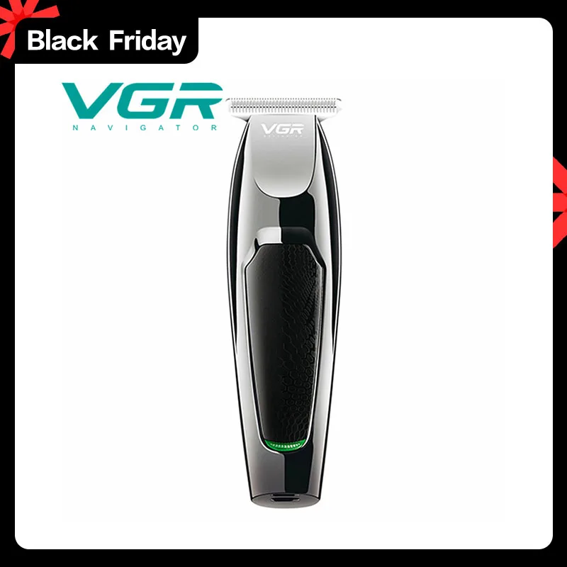 

VGR Electric Hair Clipper Oil Head Electric Hair Clipper Razor Stainless Steel Cutter Head Engraving Bald Haircut V-030
