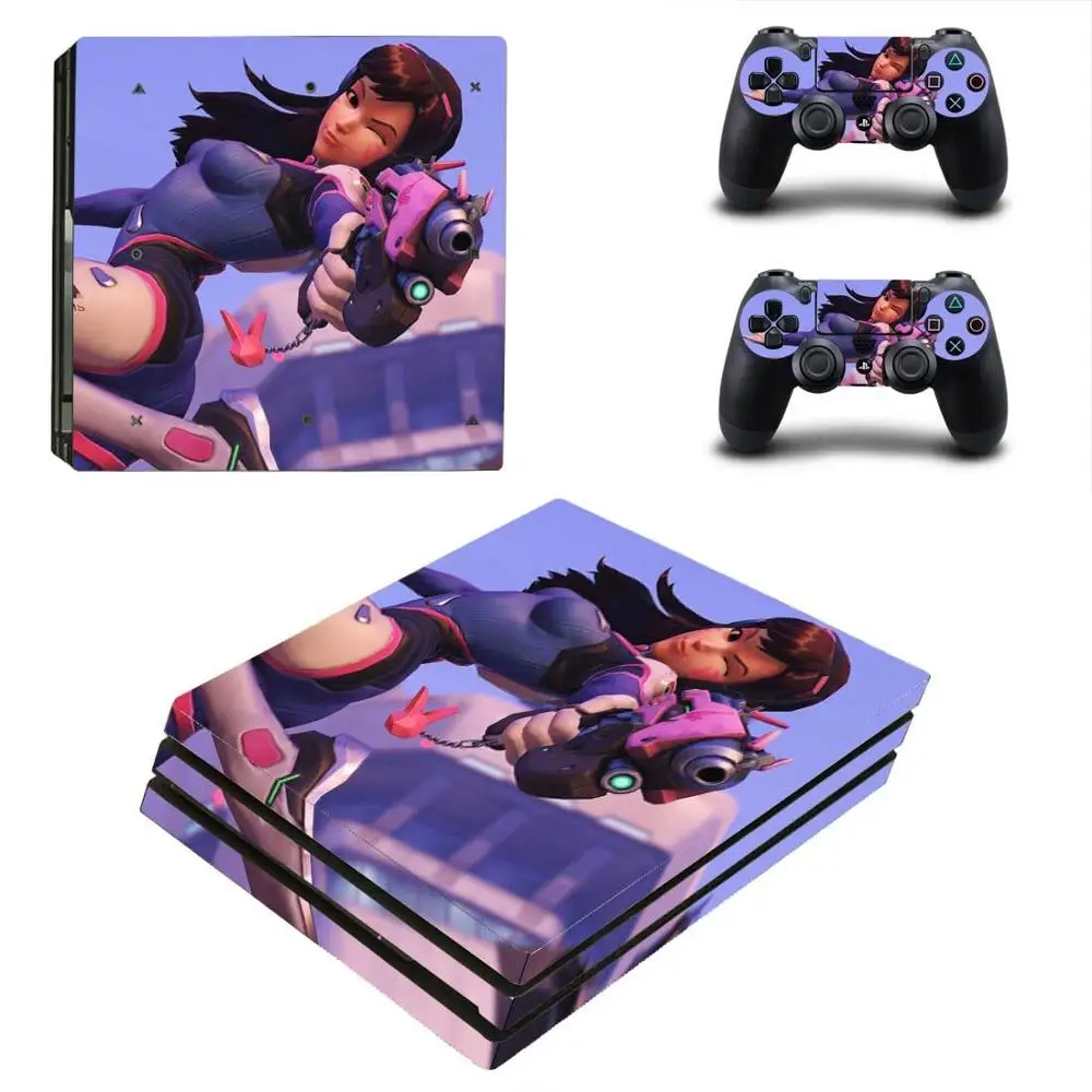 PS4 Pro sticker s Overwatch Play station 4 Skin OW наклейки Pegatinas для playstation консоли и контроллера| |