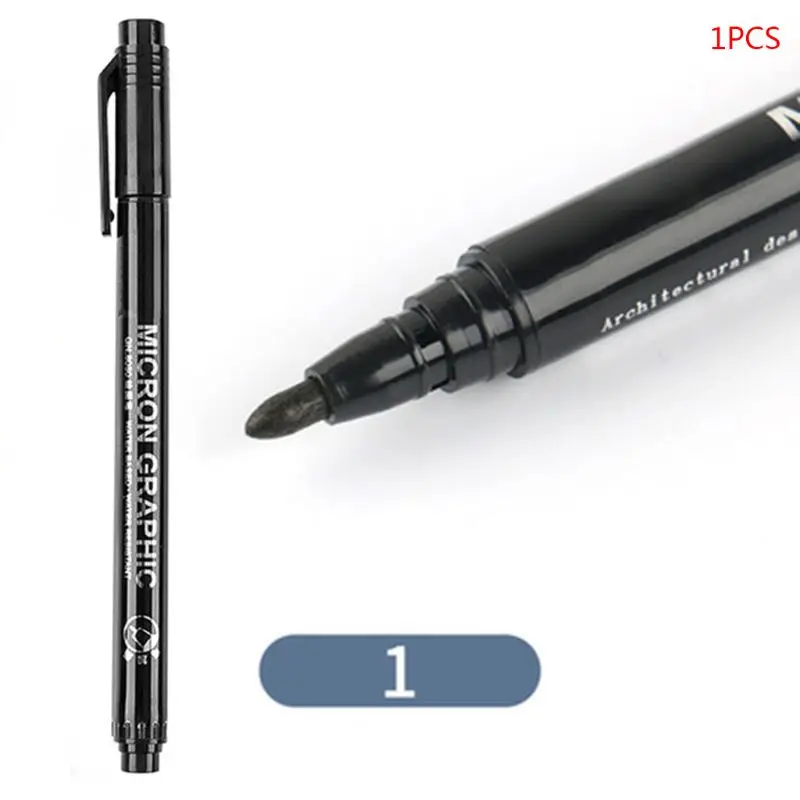 Черная ручка-микрон подводка для крючков эскиз Neelde маркеры рисования