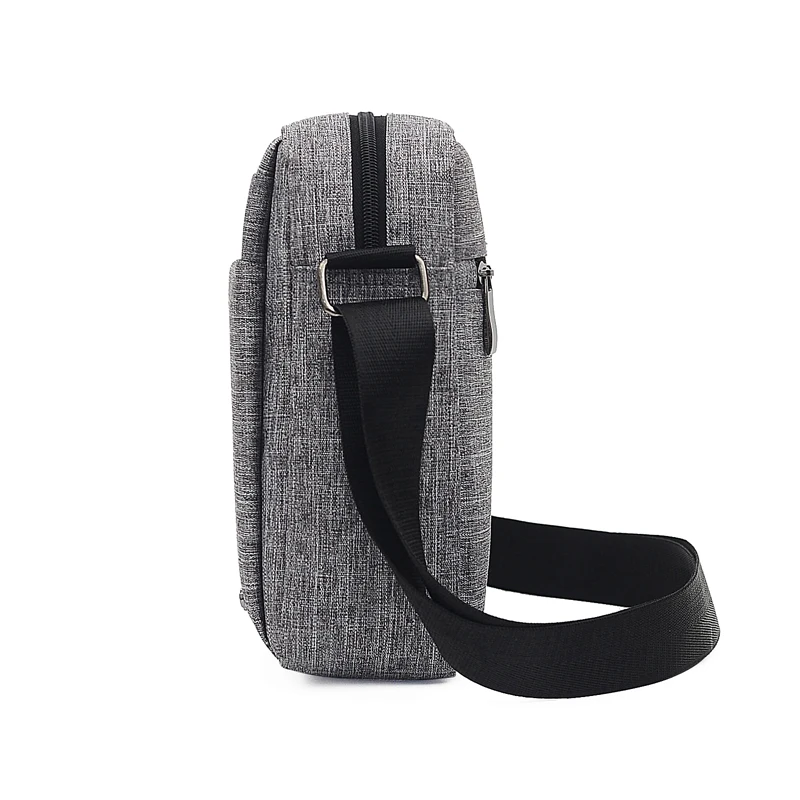 New Men's Handbag Messenger Bag Waterproof Men Oxford Zipper Bag Crossbody for Male Male Business Casual Single Shoulder Bag.