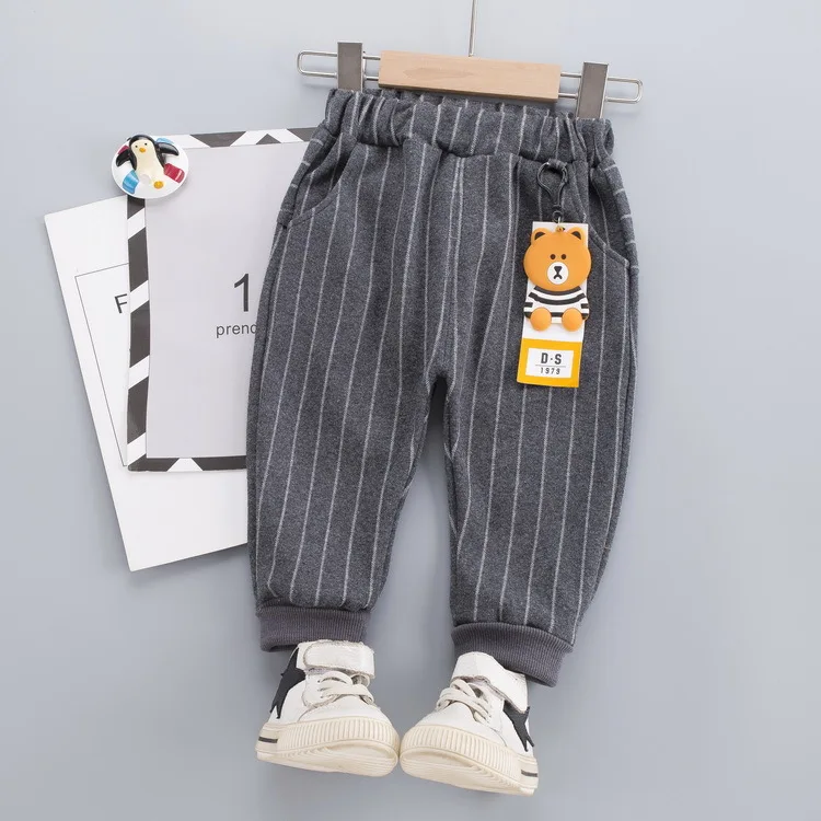 

Pants For Girls Boys 2020 Autumn Children's Clothing Bear Print 0-4 Y Casual Pants Baby Trousers Harlan Loose Stripe