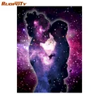 RUOPOTY Набор для алмазной живописи мать ребенок Сделай Сам Алмазная мозаика распродажа осеннее украшение для дома неба картины Стразы