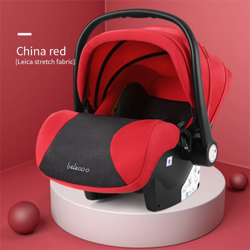 red car seat Babyfond двойная детская коляска может разделять высокий лежащий пейзаж светильник ударопрочный складной детская коляска - Цвет: red car seat
