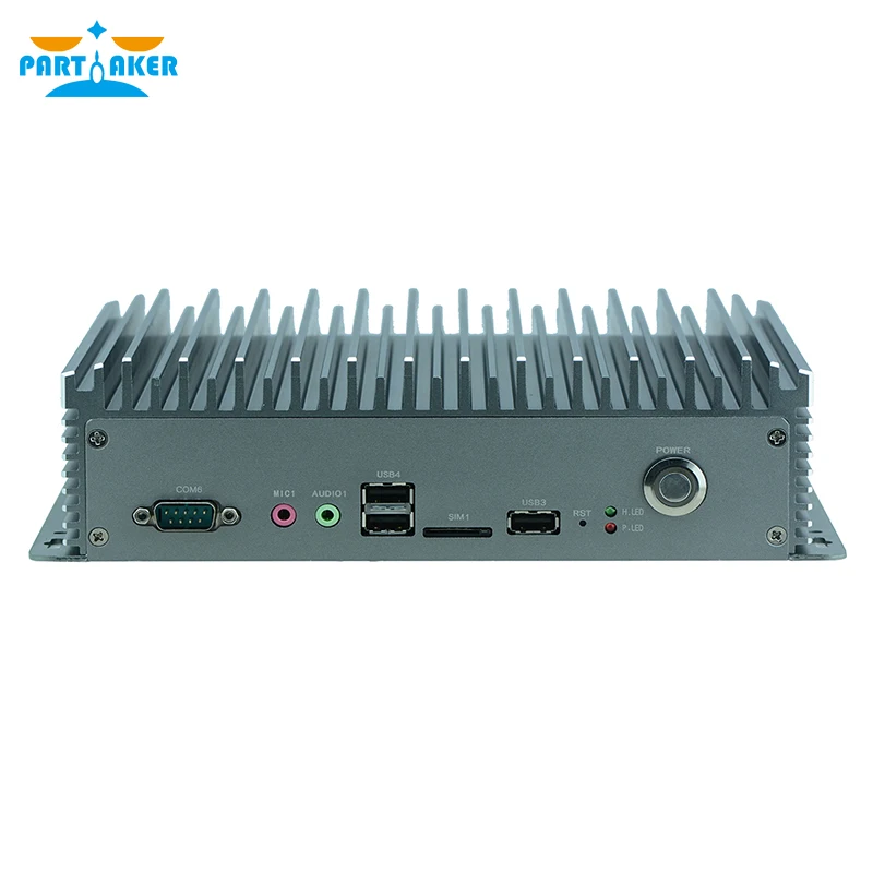 Причастник Q5 X86 Intel Celeron 1037U J1900 dual ethernet прочный Встроенный промышленный компьютер