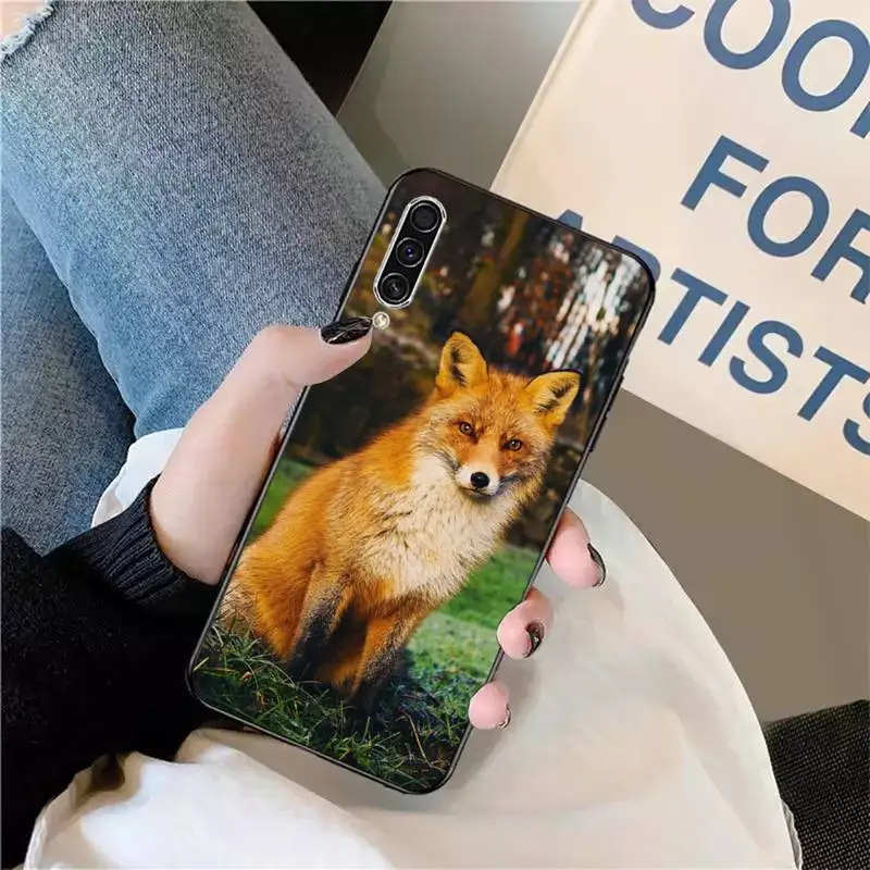 

Fox cute animal Phone Case For Samsung galaxy S 9 10 20 A 10 21 30 31 40 50 51 71 s note 20 j 4 2018 plus