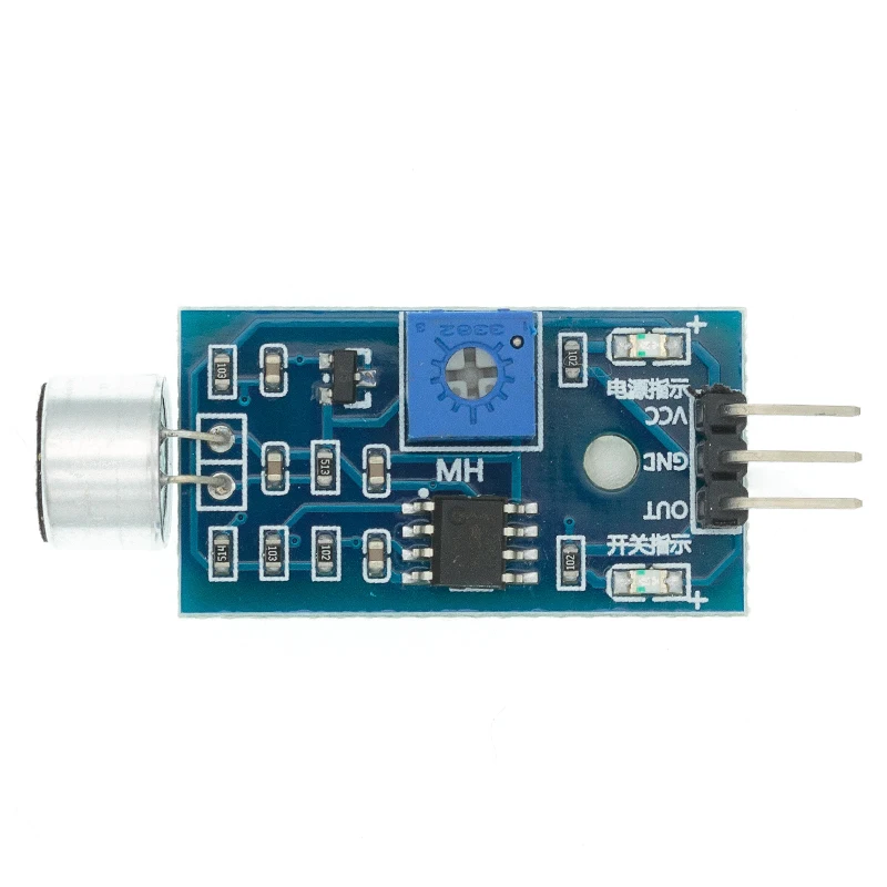10 шт. Высокочувствительный звуковой микрофон Сенсор модуль обнаружения