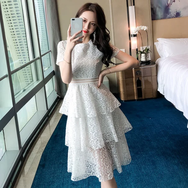 2020 летнее платье для вечеринки женское кружевное из органзы с вышивкой нарядное
