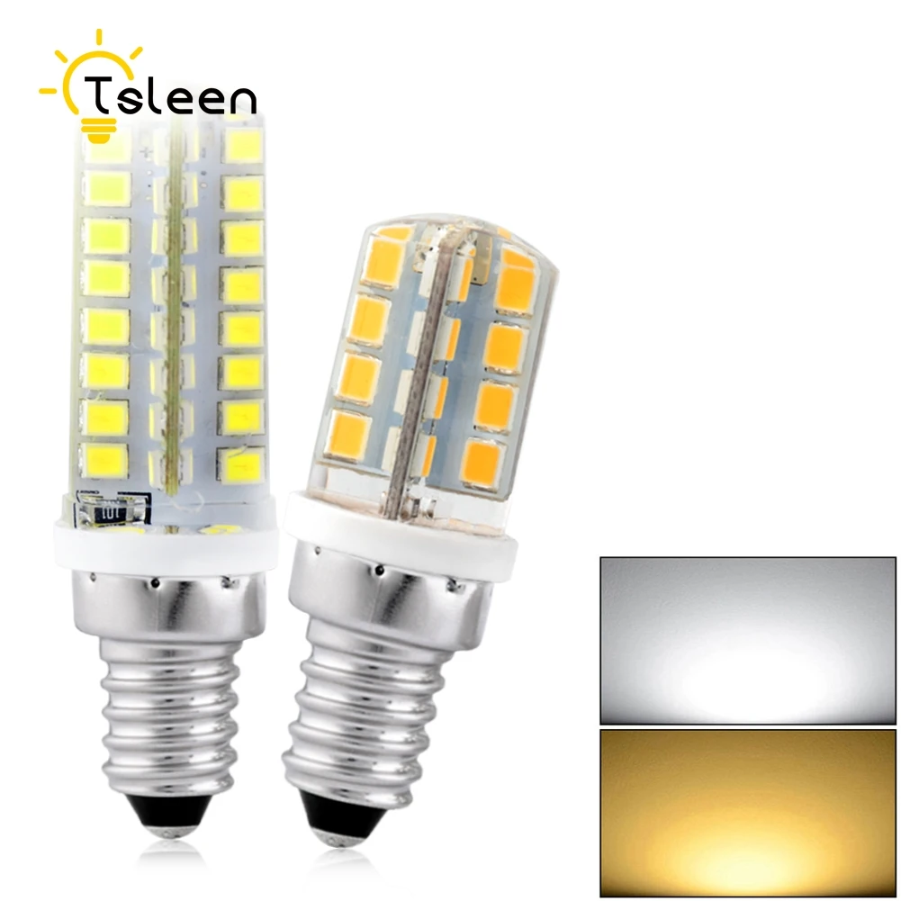 Светодиодная лампа TSLEEN G9 G4 3 Вт 4 5 7 8 9 кукурузная E14 E12 220 В 12 SMD 2835 светодиодная на 360