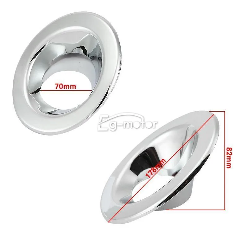 Парные Хромированные Кольца для противотумансветильник р подходят Land Rover Freelander 2