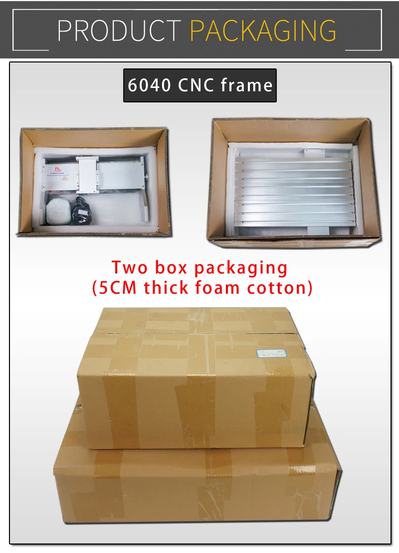 

CNC frame 6040 3 4 axis ball screw with 57mm Stepper motor drag chain limit line cable coupling for Engraving Drilling Machine