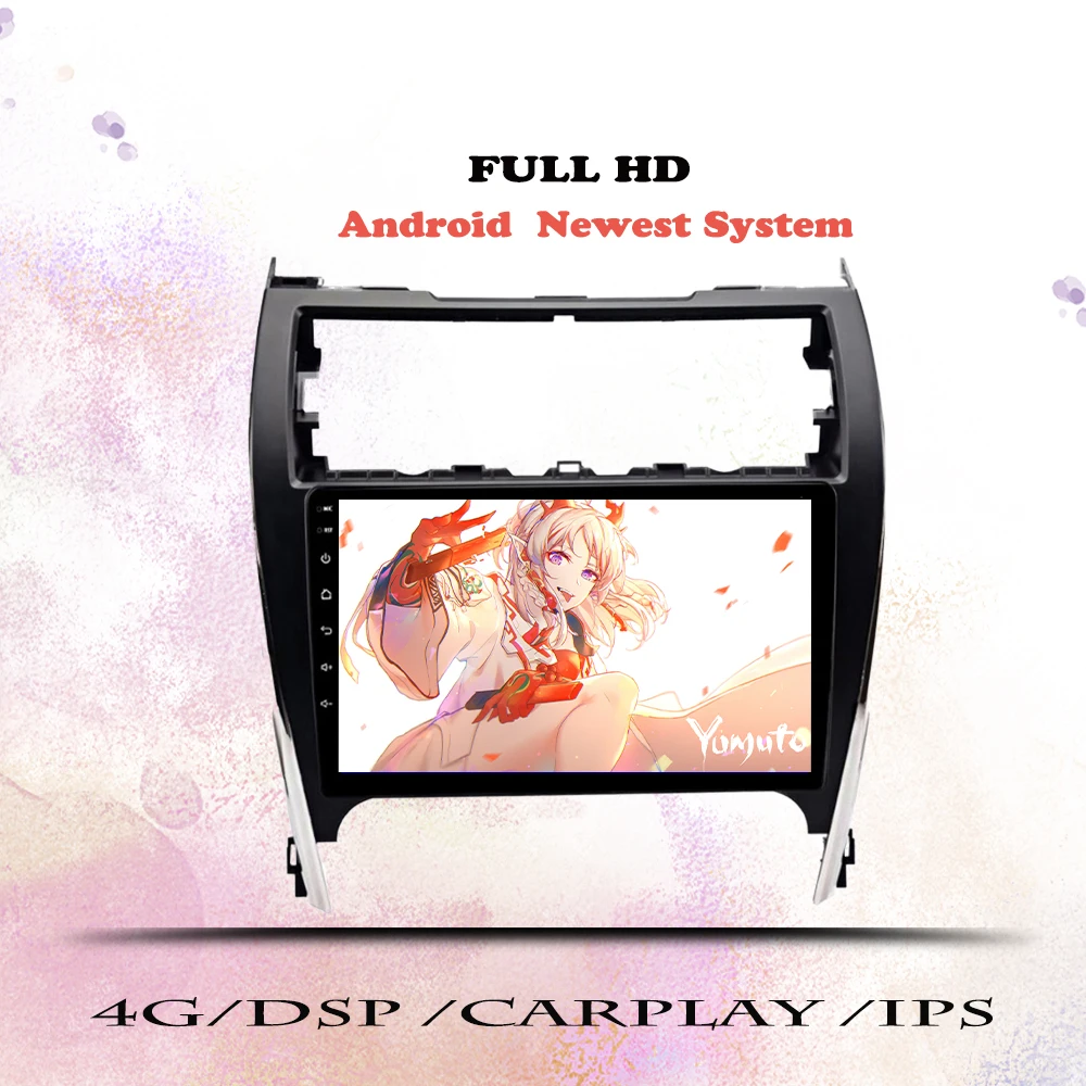Автомагнитола 2 din 10 1 дюйма android 0 gps dvd головное устройство для Toyota Camry 2012-2014