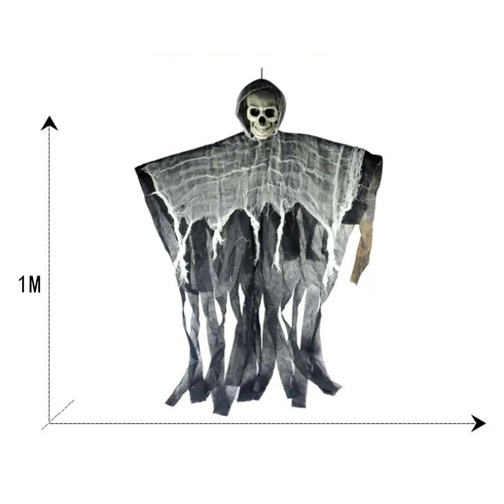 

Newly Horrible Hanging Skull Ghost Halloween Decoration for Party Haunted House XSD88