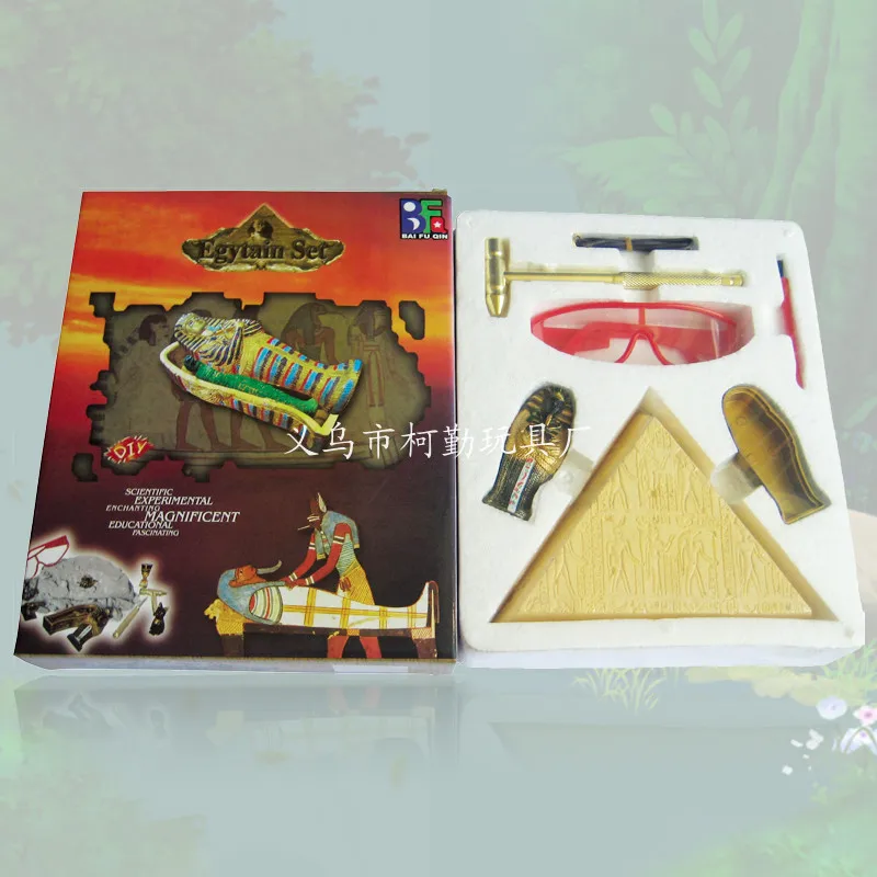Набор моделей DIY игрушечный экскаватор ручная раскопка Древняя египетская мумия