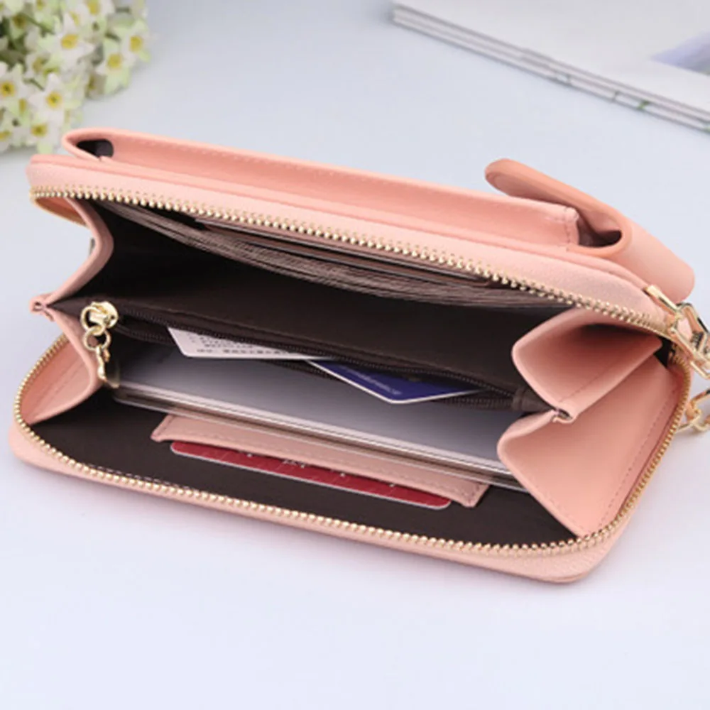 

Buckle Versatile Zipper Purse Leather Women's Large Capacity Women's Wallet