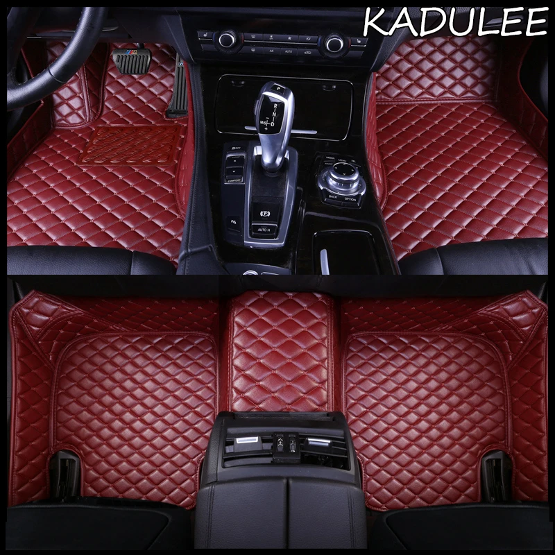 Кожаные автомобильные коврики KADULEE под заказ для Audi A7 Q3 Q5 Q7 A4 A5 A6 S3 S5 S6 S7 S8 R8 TT SQ5 SR4 7 A1