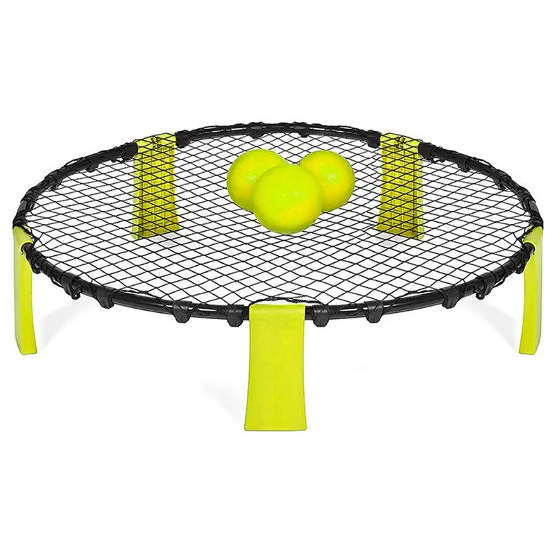 

Set Outdoor Team Sports Lawn Beach Volleyball Spike Ball Game Fitness Mini